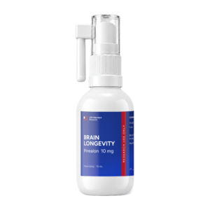 Brain Longevity nasal spray bottle