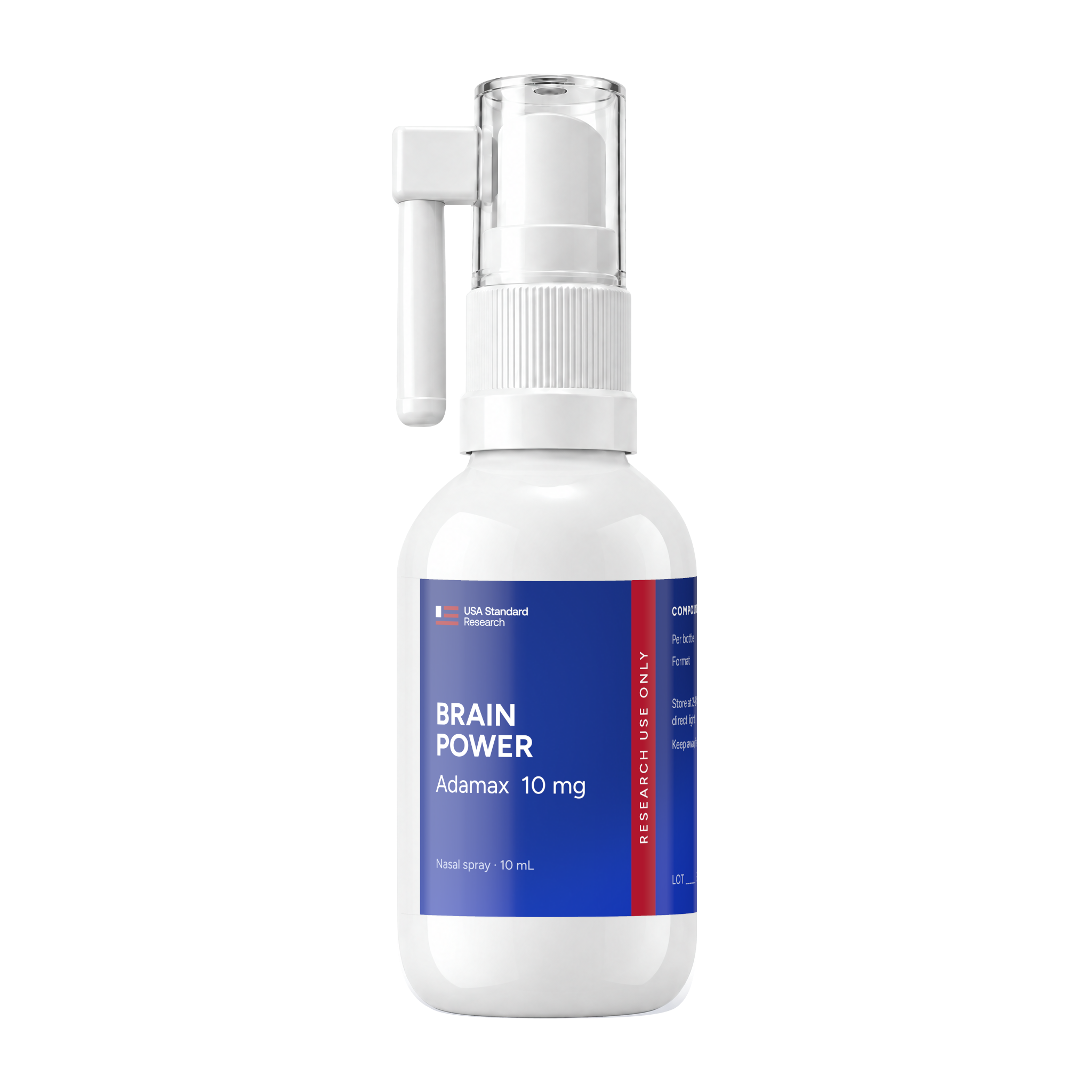 Brain Power nasal spray bottle