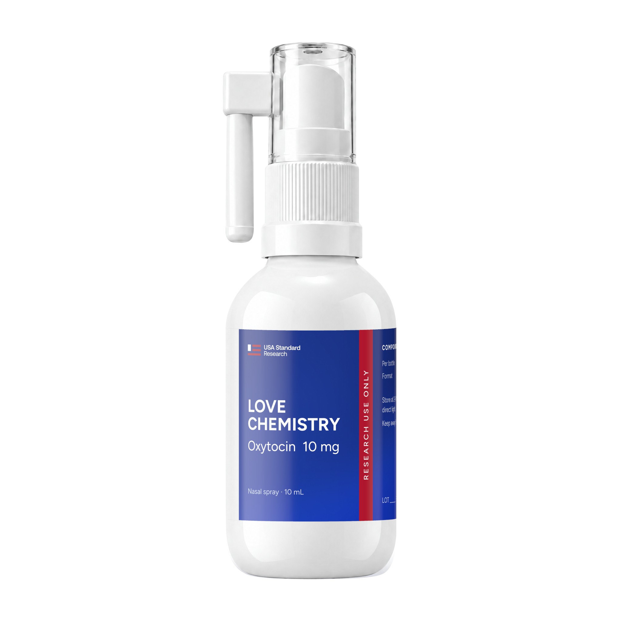 Love Chemistry nasal spray bottle