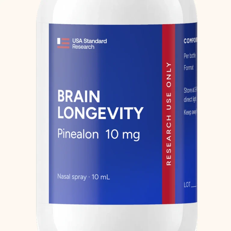 Brain Longevity label, close-up