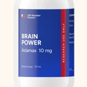 Brain Power label, close-up