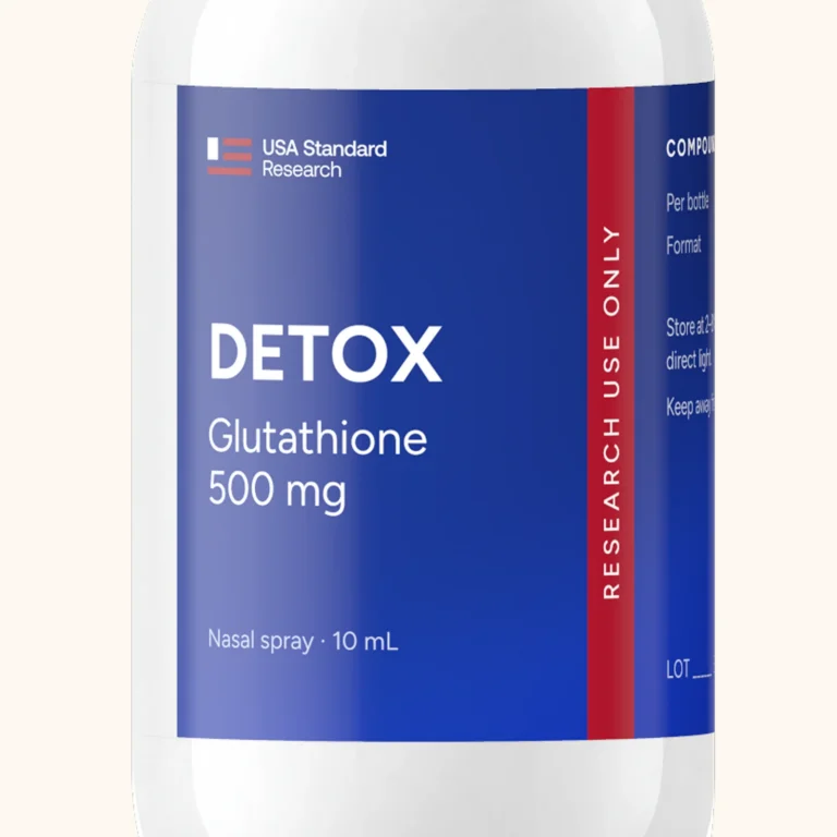 Detox label, close-up